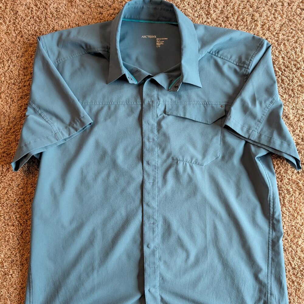 ARC'TERYX Men's Skyline Button-Up Polo Shirt Size Large